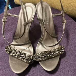 Aldo Women's Bronze Strappy Heels